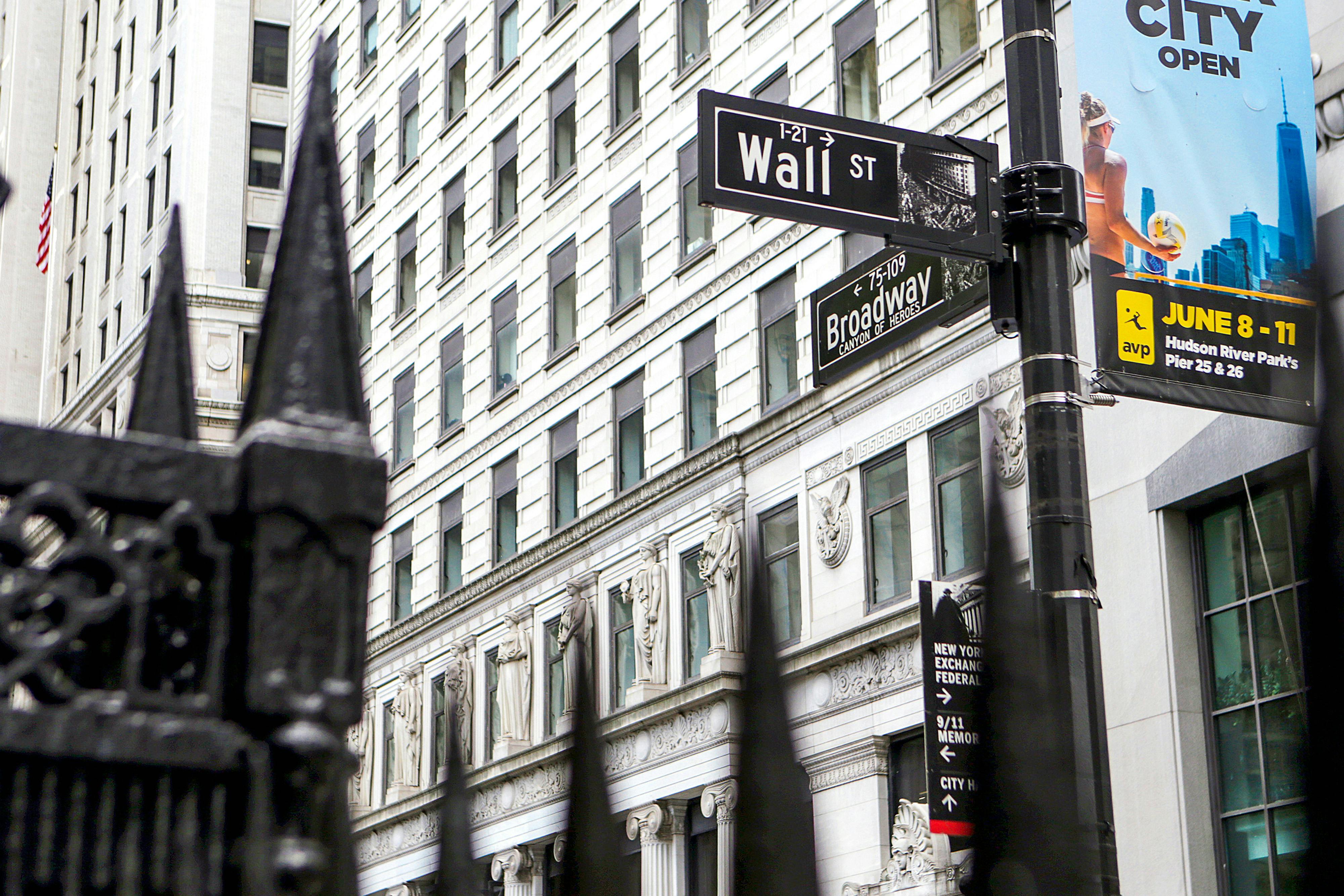 Wall Street en Nueva York