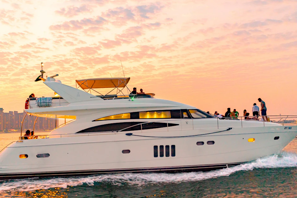 Party on the yacht