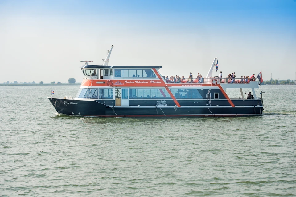 The boat on the water
