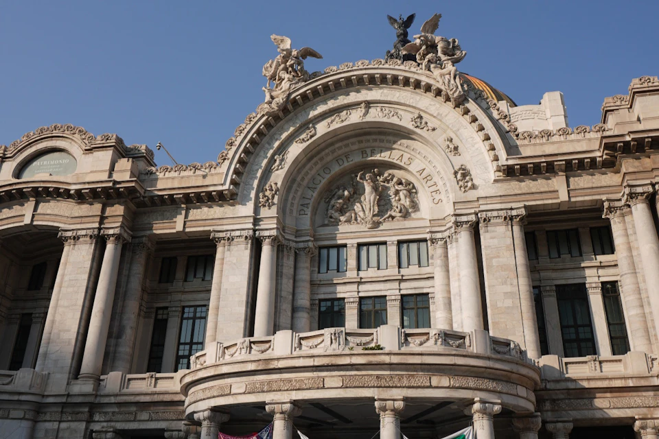 Facade of the Palace of Fine Arts
