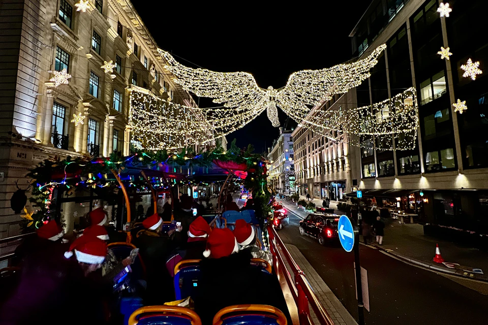 Auf dem Weihnachtsbus