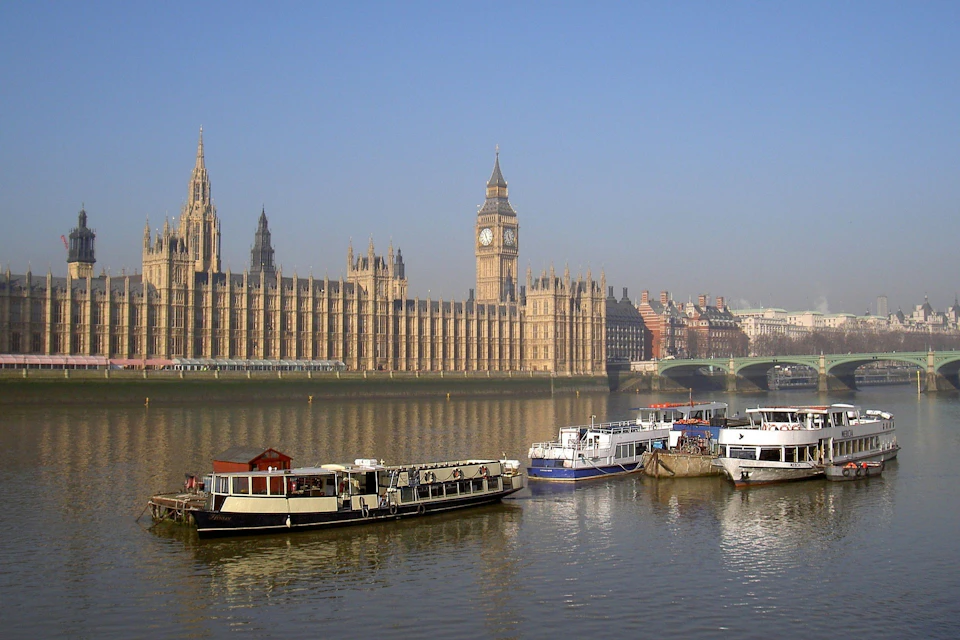 The Houses of Parliament from the Thames