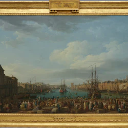 L'Intérieur du Port de Marseille, Joseph Vernet (1754) (dépôt du musée du Louvre)