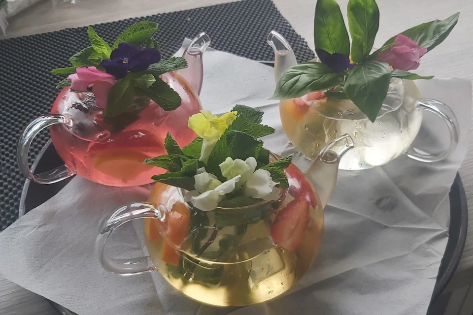 Gin Afternoon Tea with our signature gin potails