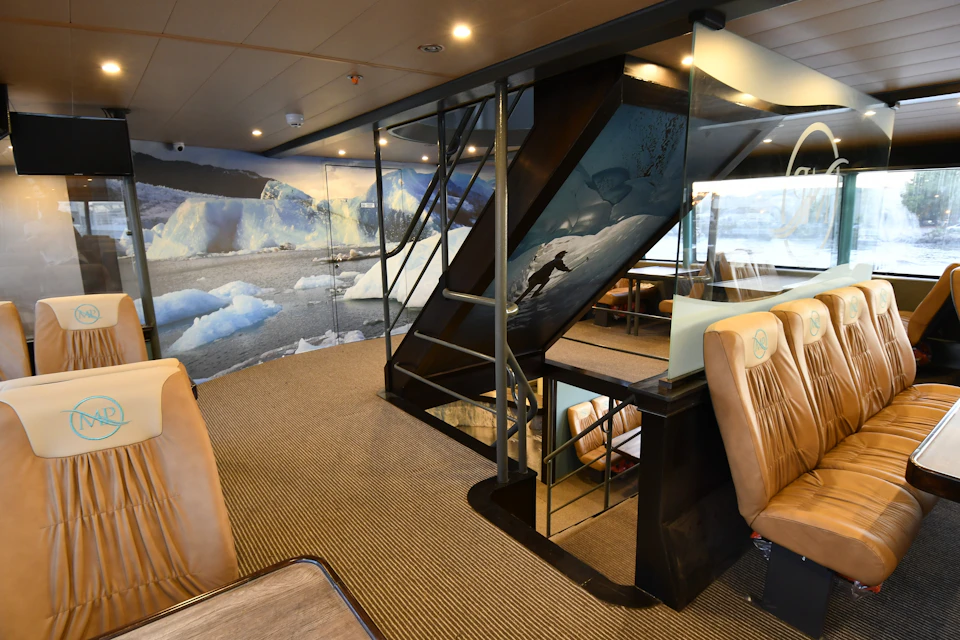 Inside the boat