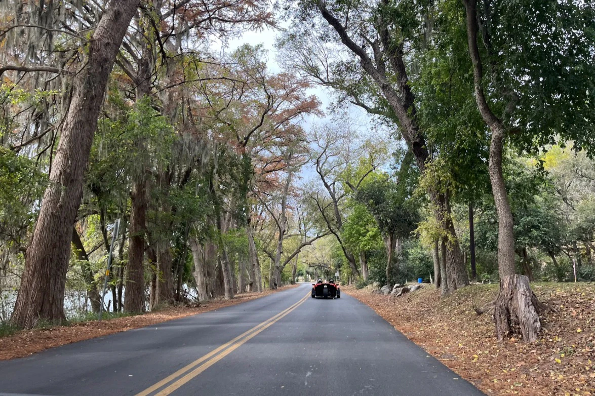 São António: Visita autoguiada a Gruene e River Road Polaris Slingshot