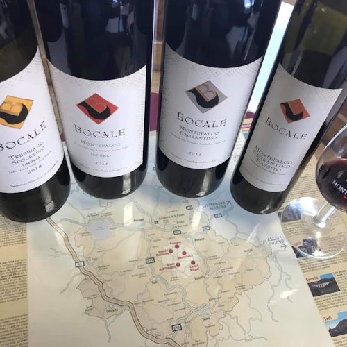 Trebbiano Spoletino, Montefalco Rosso, Montefalco Sagrantino, Montefalco Sagrantino Passito