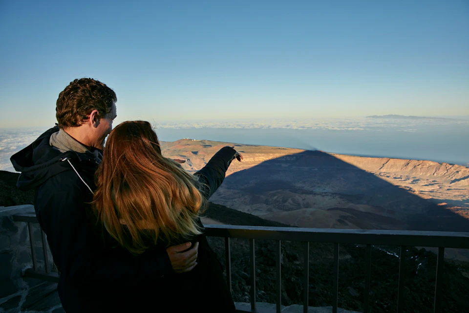 Views of Tenerife from Mount Teide