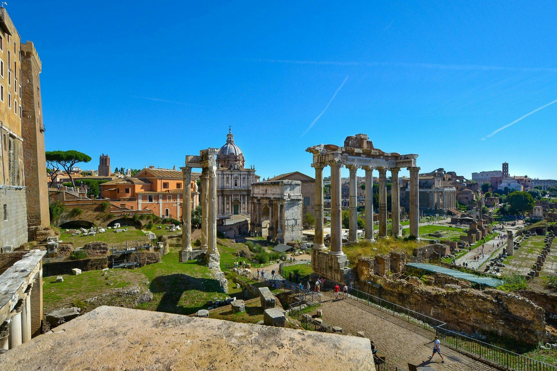 City Sightseeing Rome tour + transfer from Civitavecchia by bus