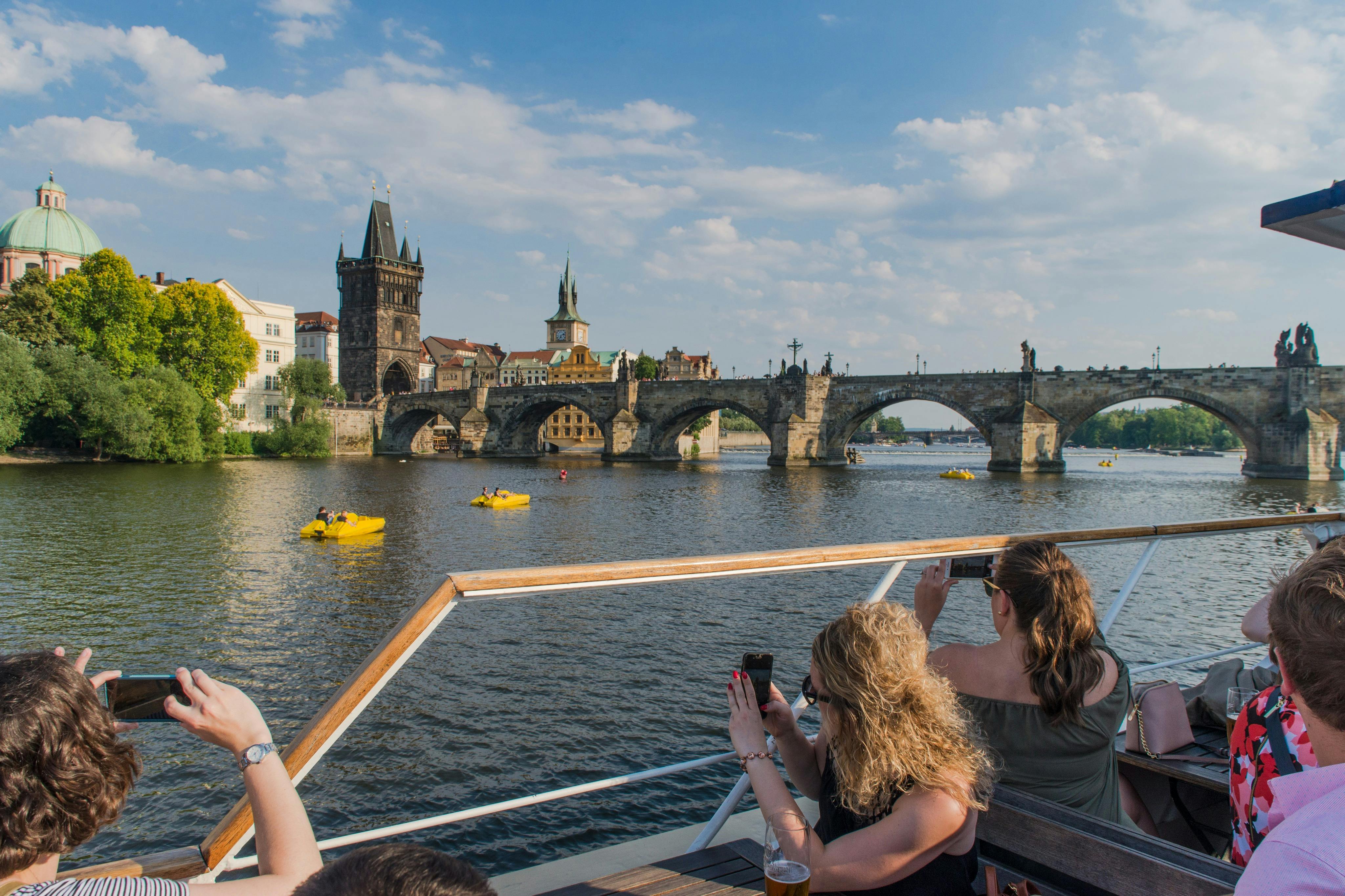 Prague tour boat