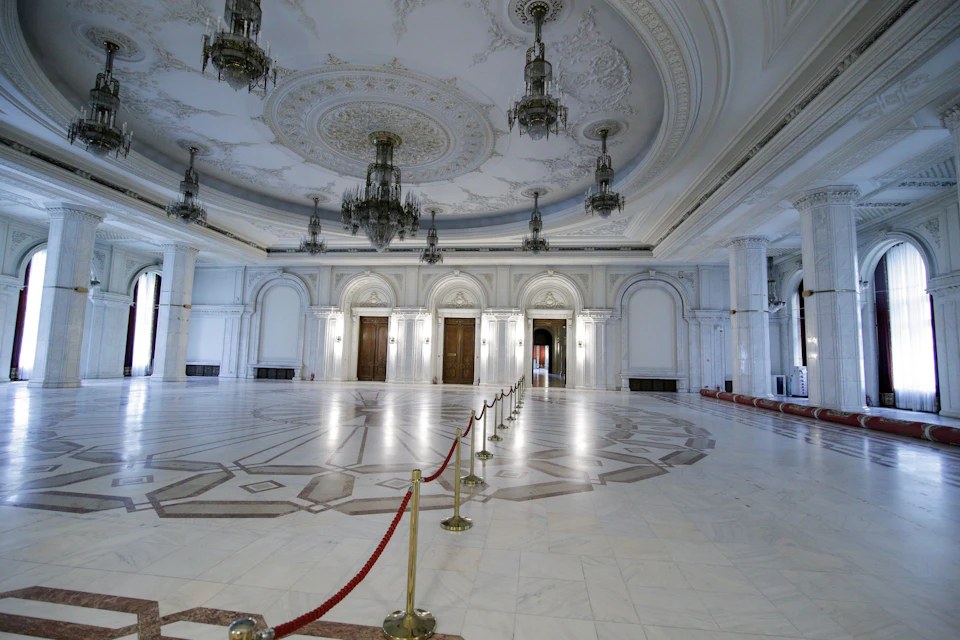 Part of the huge ballroom