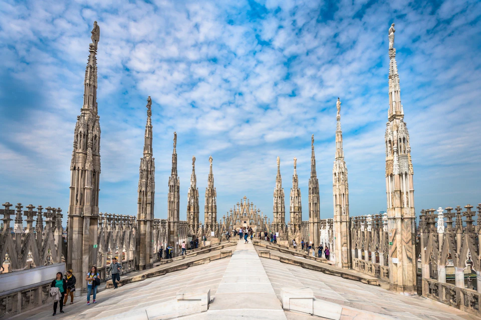 Rooftop of the Duomo.
