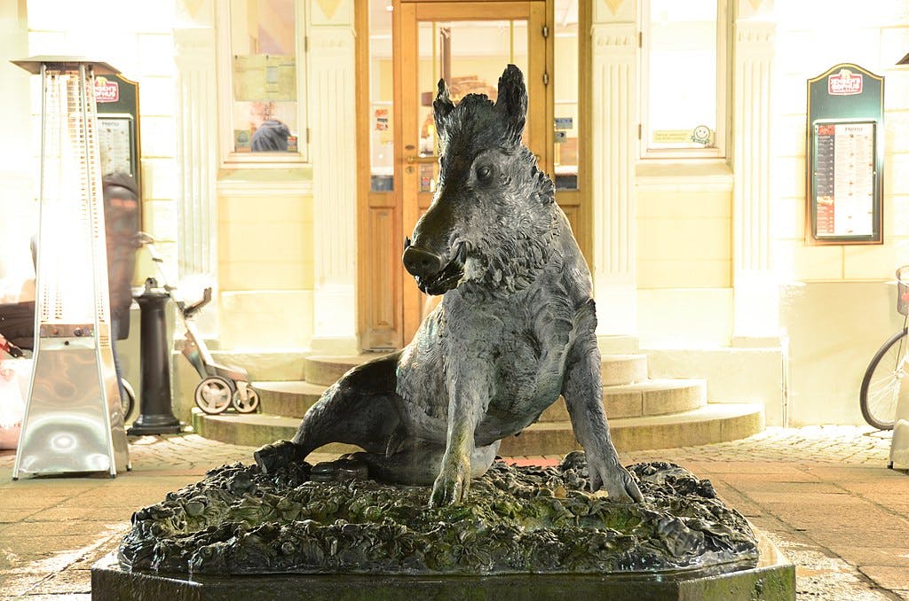 Fontana del Porcellino ve Florencii