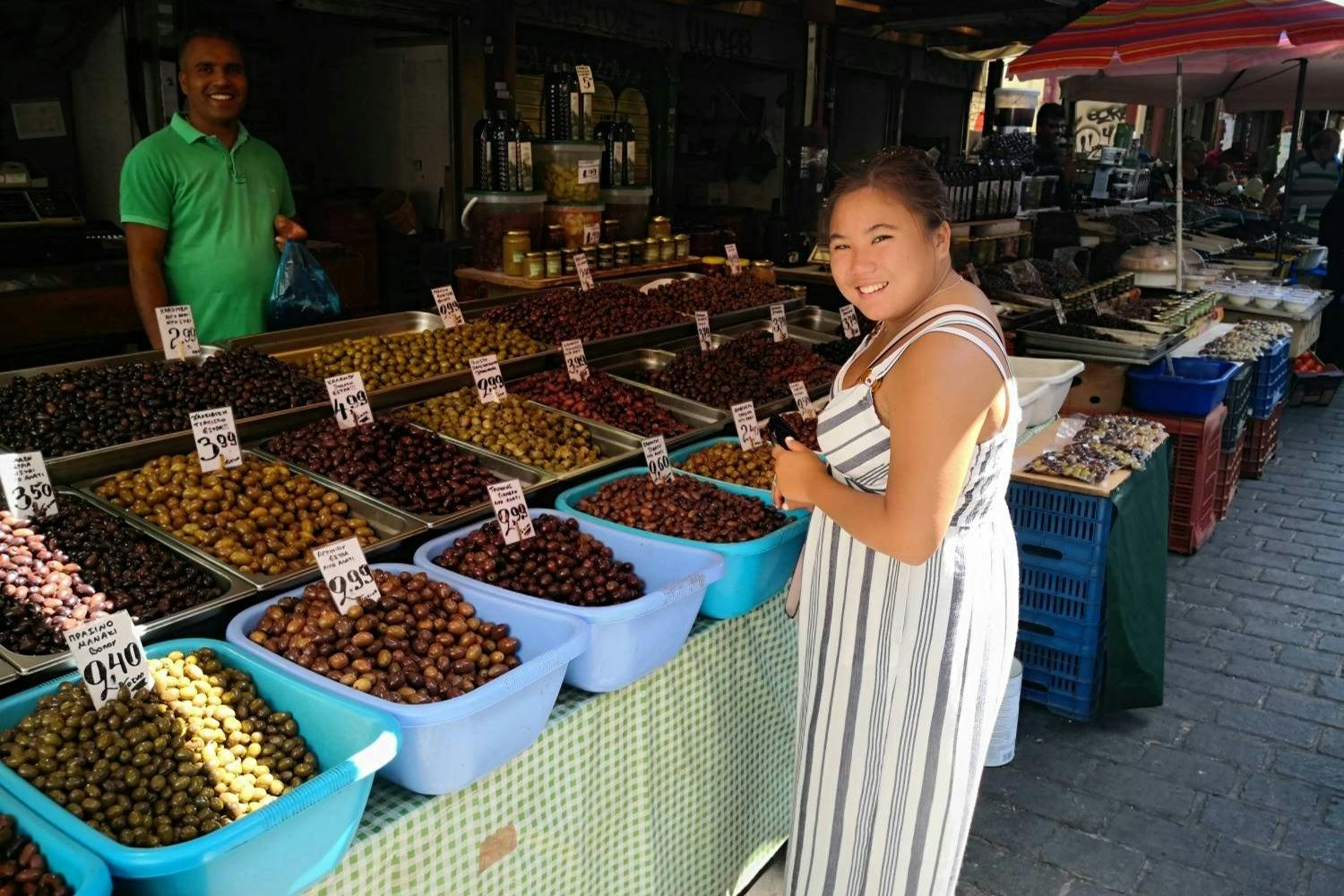 Výběr řeckých oliv