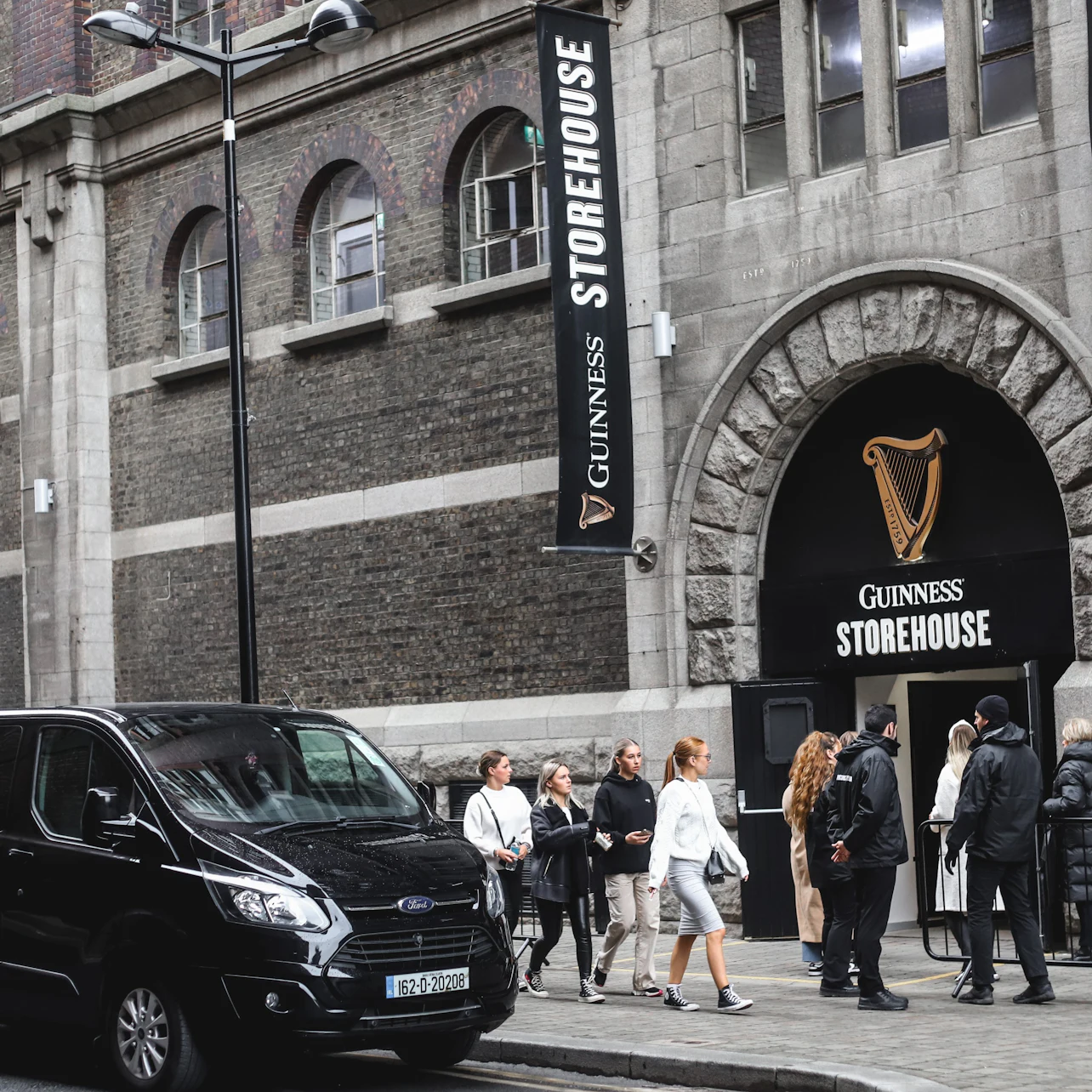 The Perfect Pint Tour Vehicle Outside The Guinness Storehouse