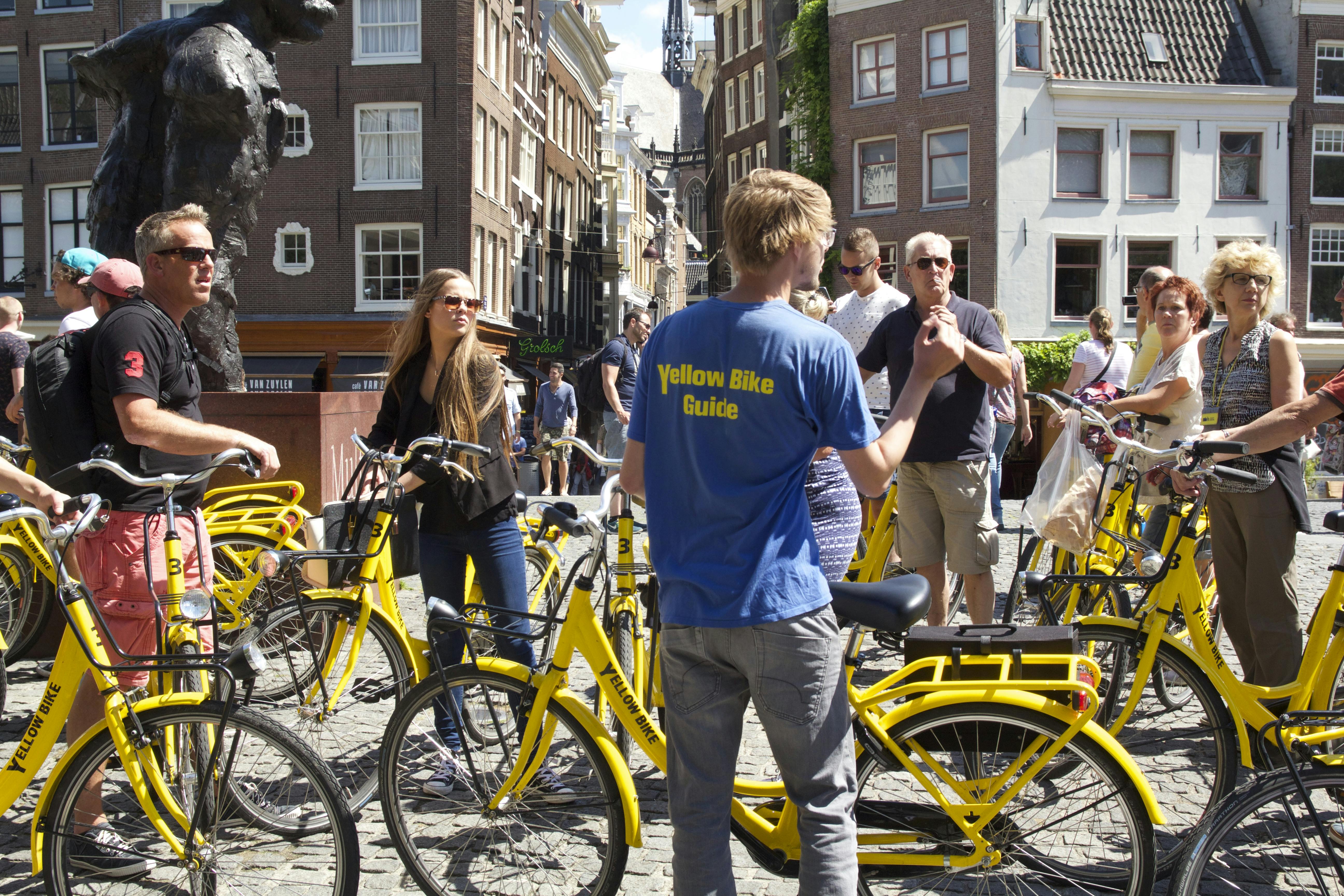 Our guide giving information to our lovely customers