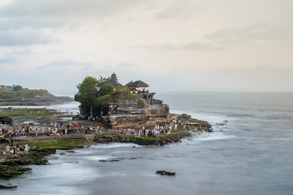 Tanah Lot Bali Temple Sunset