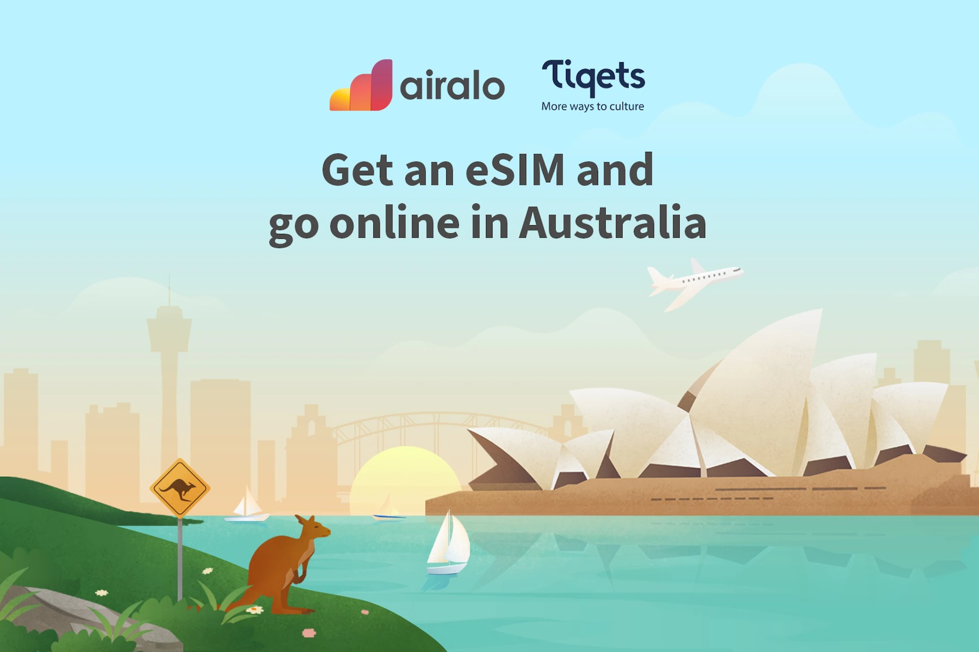 Easily use both iOS & Android eSIM to connect to the internet when traveling to Australia.