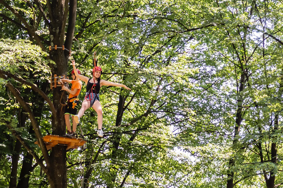 Zip Line on the Lupo route