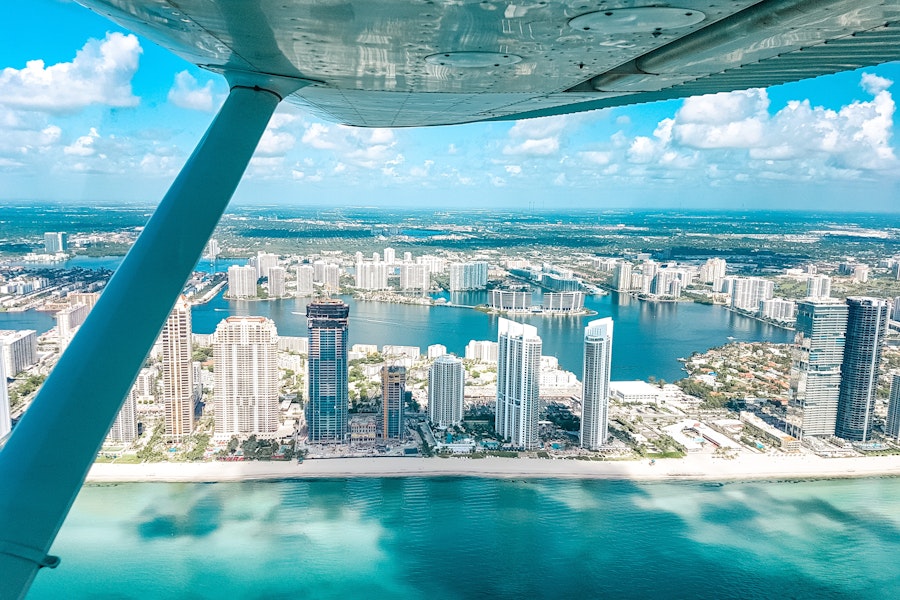 Miami Private Airplane Tour over South Beach