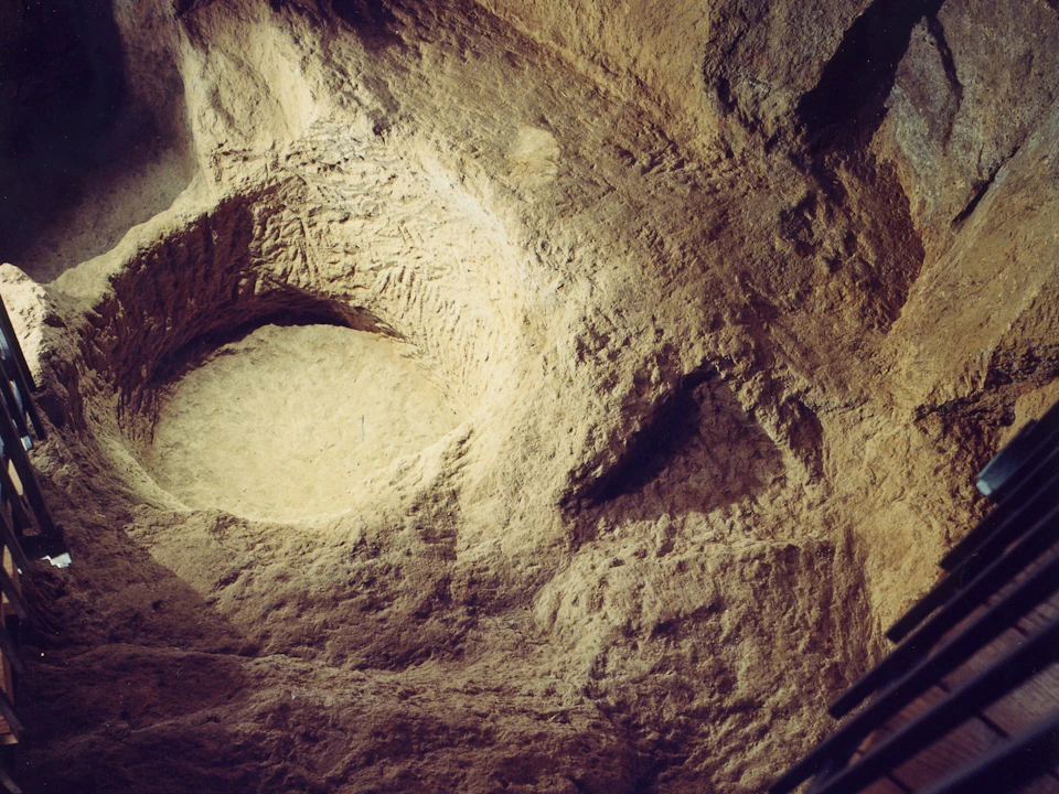 Well "number 2" inside the big cave
