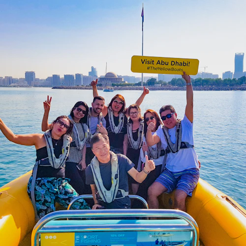 60 Minutos Emirates Palace Corniche & Lulu Island Boat Tour - Photo 6