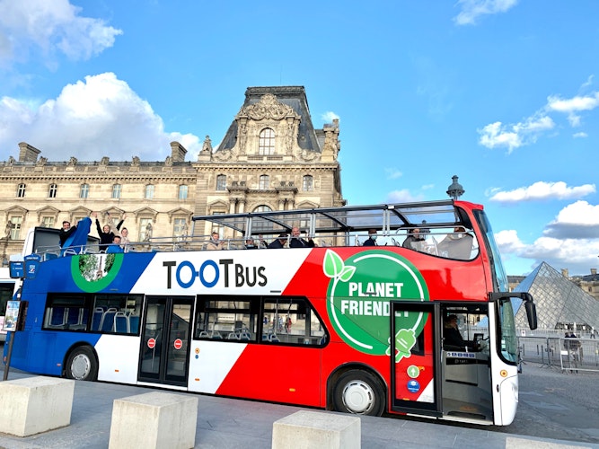 Billet Tootbus Paris: Bus Touristique écologique (Hop-on Hop-off) - 2