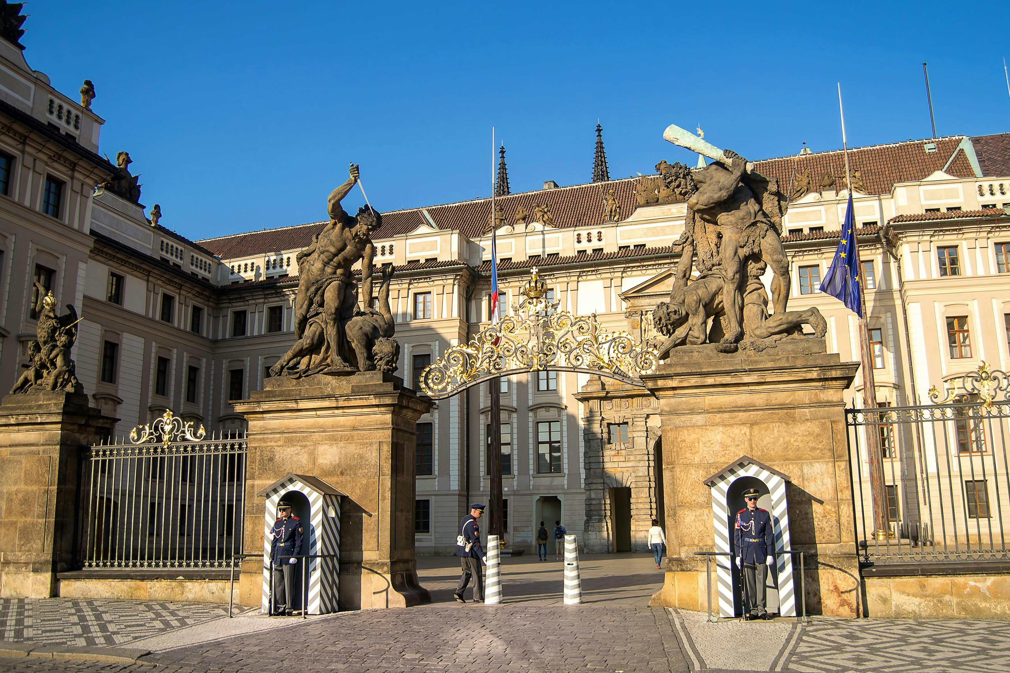 View the castle guards