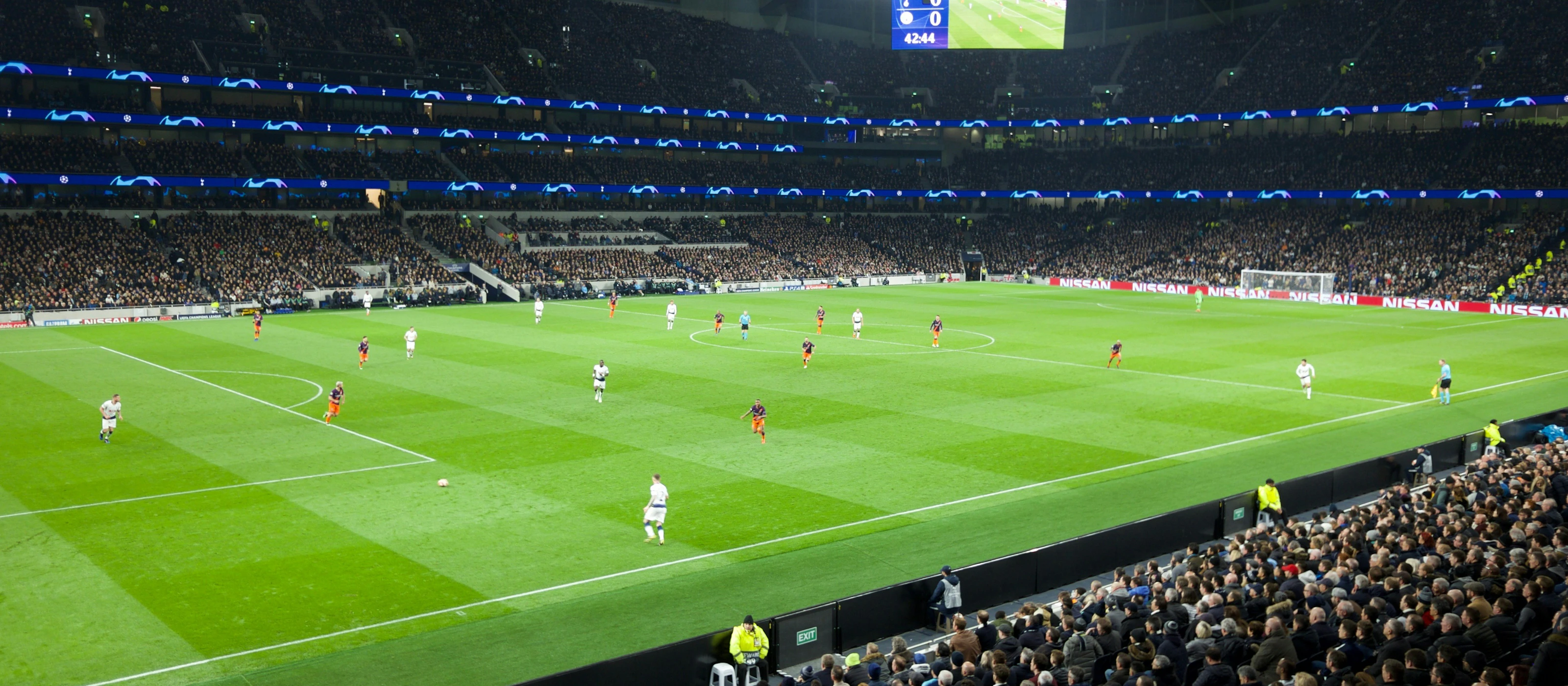 Fußballspiel des FC Tottenham im Stadion der Spurs
