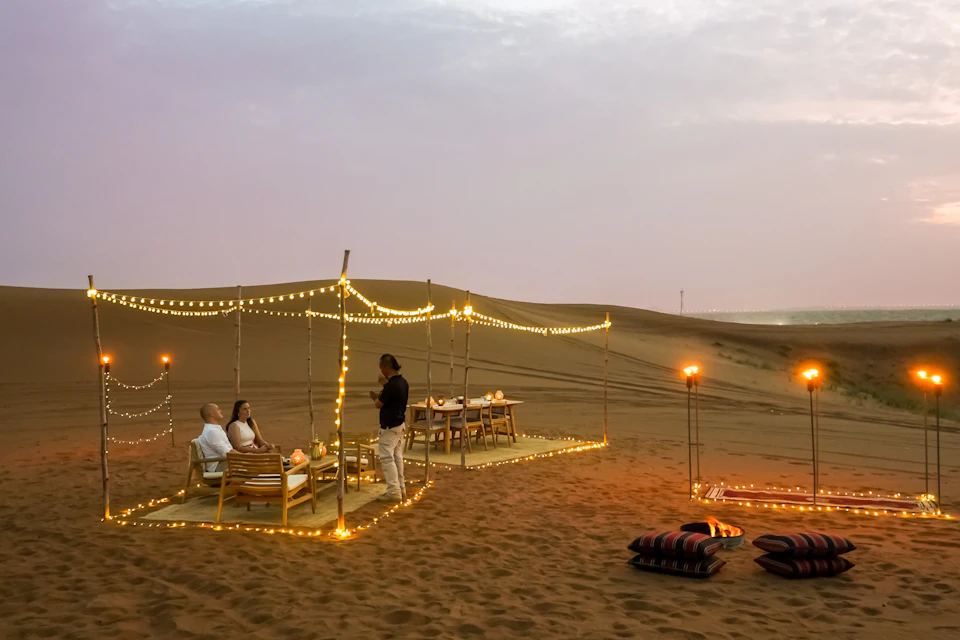 Private Dinner Setup