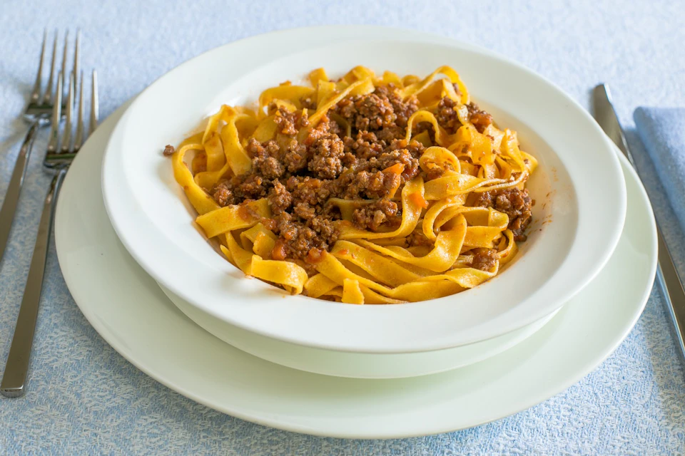 Exemplary pasta dish