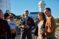 Gruppe beim Besuch des Teide-Observatoriums