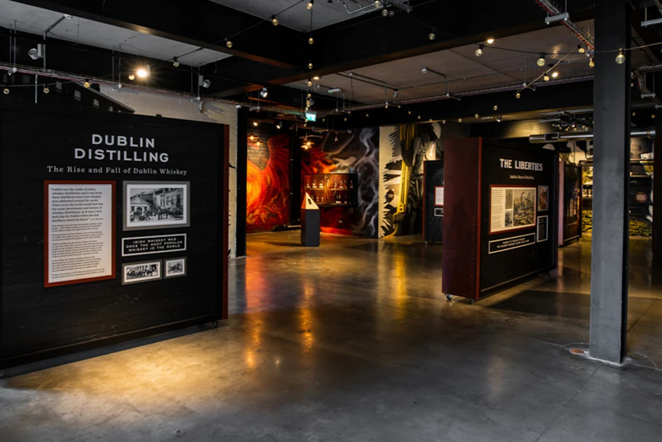 Where the Tour begins in the Teeling Whiskey Distillery