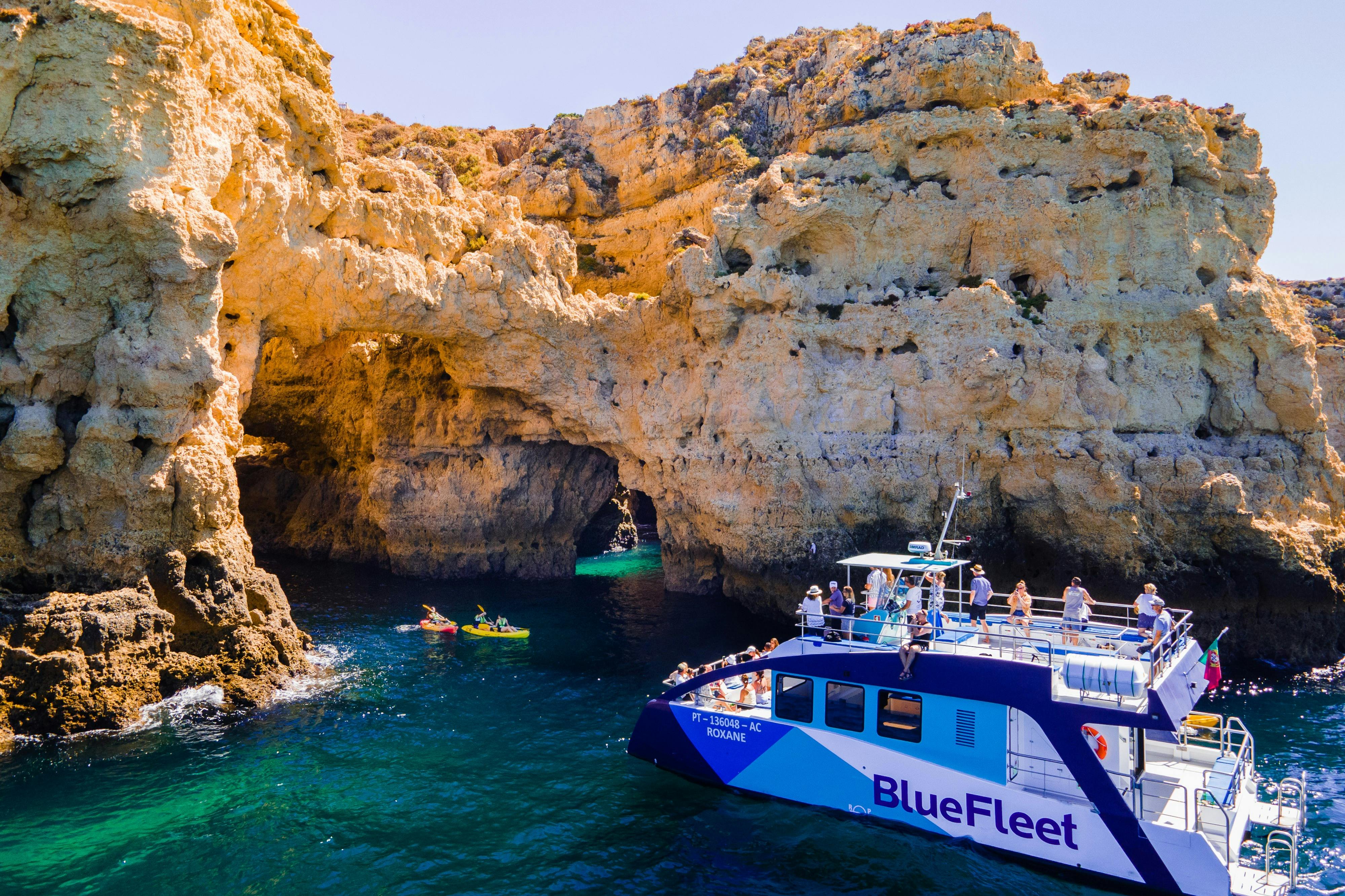 Getting Close to the Rock Formations at Ponta da Piedade