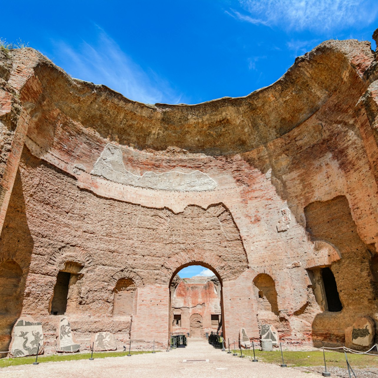 Ingresso alle Terme di Caracalla con cartolina Pemcards - Alloggi in Roma