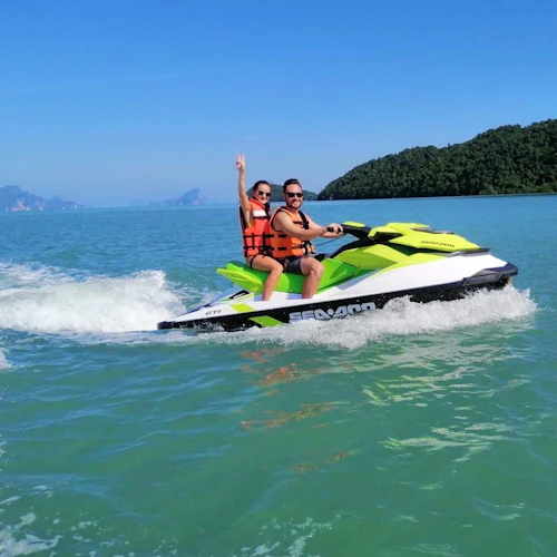 Phuket: Passeio de Jet Ski guiado por 5 ou 8 ilhas + almoço + traslado - Photo 12