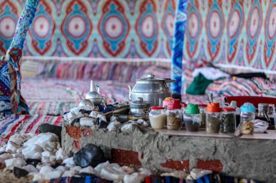 Arabian coffee in Qulaan Island