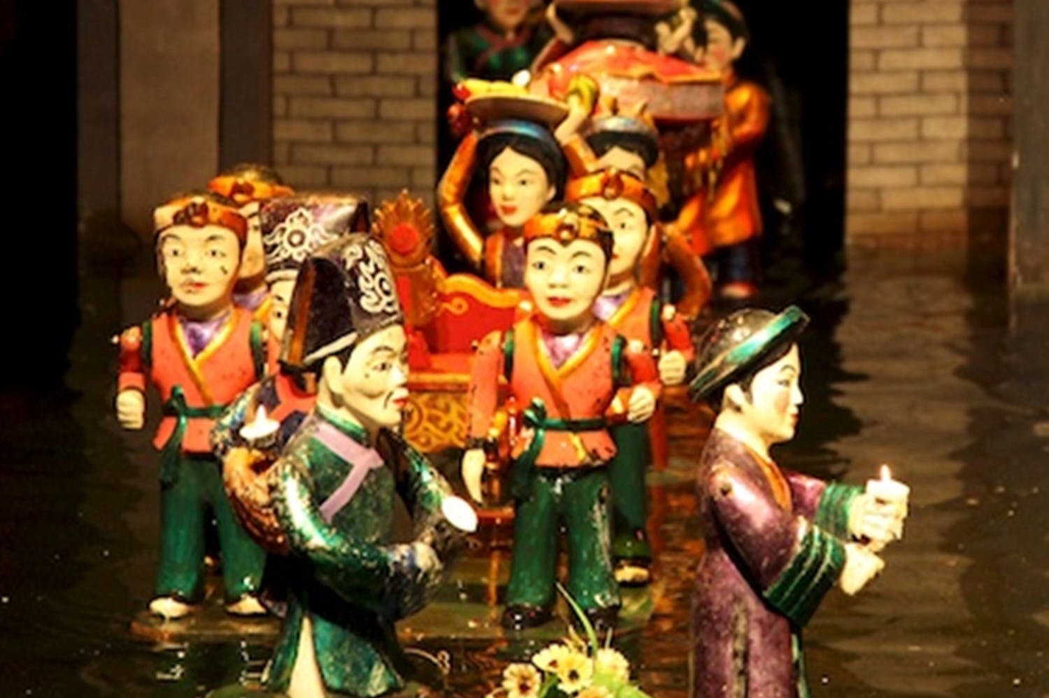 Espetáculo de marionetas de água