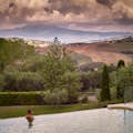 Fonteverde SPA and view of Val d'Orcia