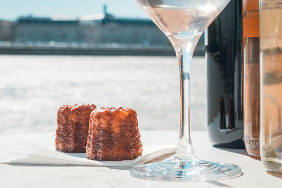 Wine canelés on a Bordeaux cruise