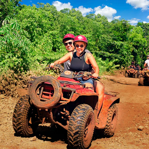 Extreme Adventure Cancun: Horseback Riding with ATV Ride, Ziplines & Cenote