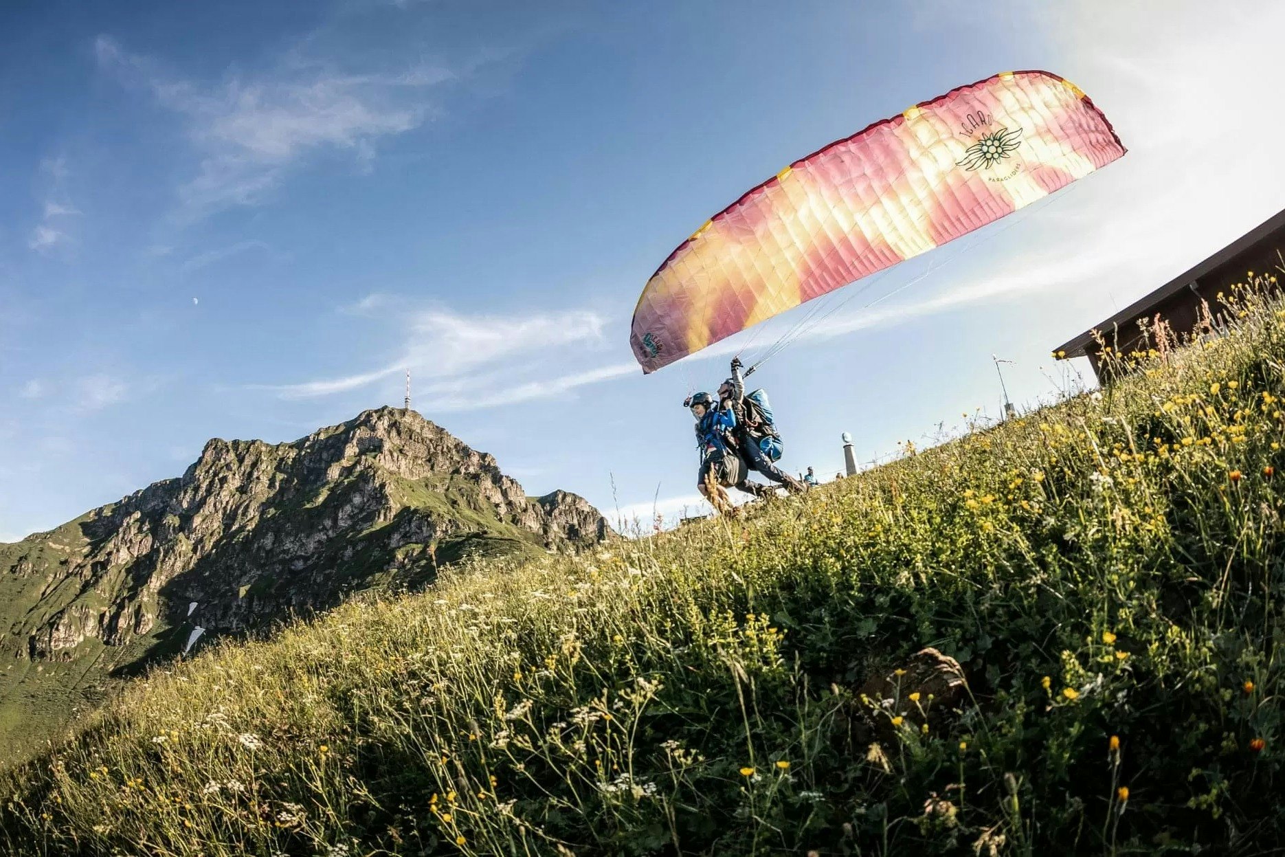 Johann no Tirol: Parapente em tandem