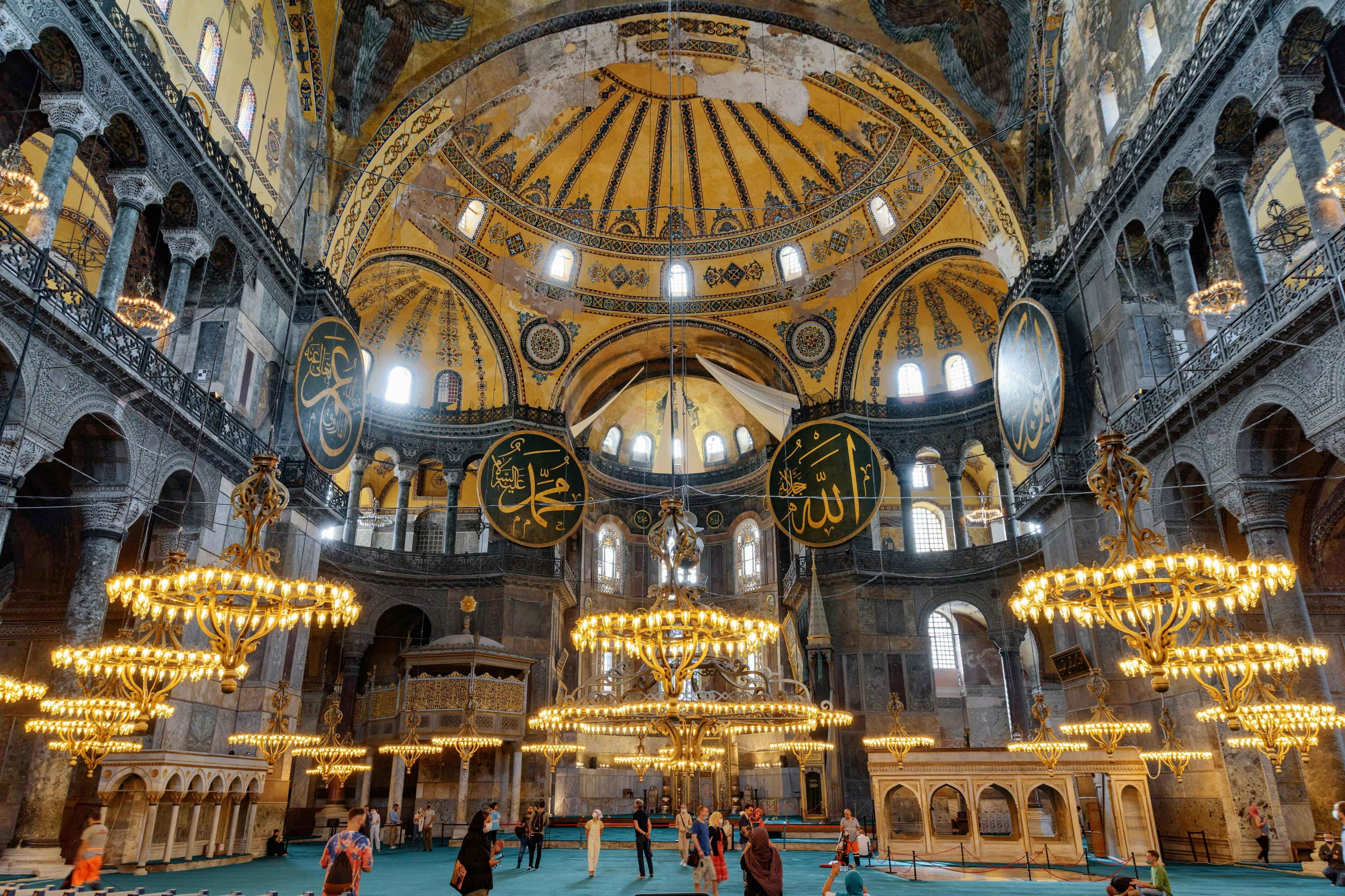 Inside Hagia Sophia