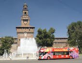 ミラノ市内観光：ホップオン＆オフ（乗り降り自由）バス