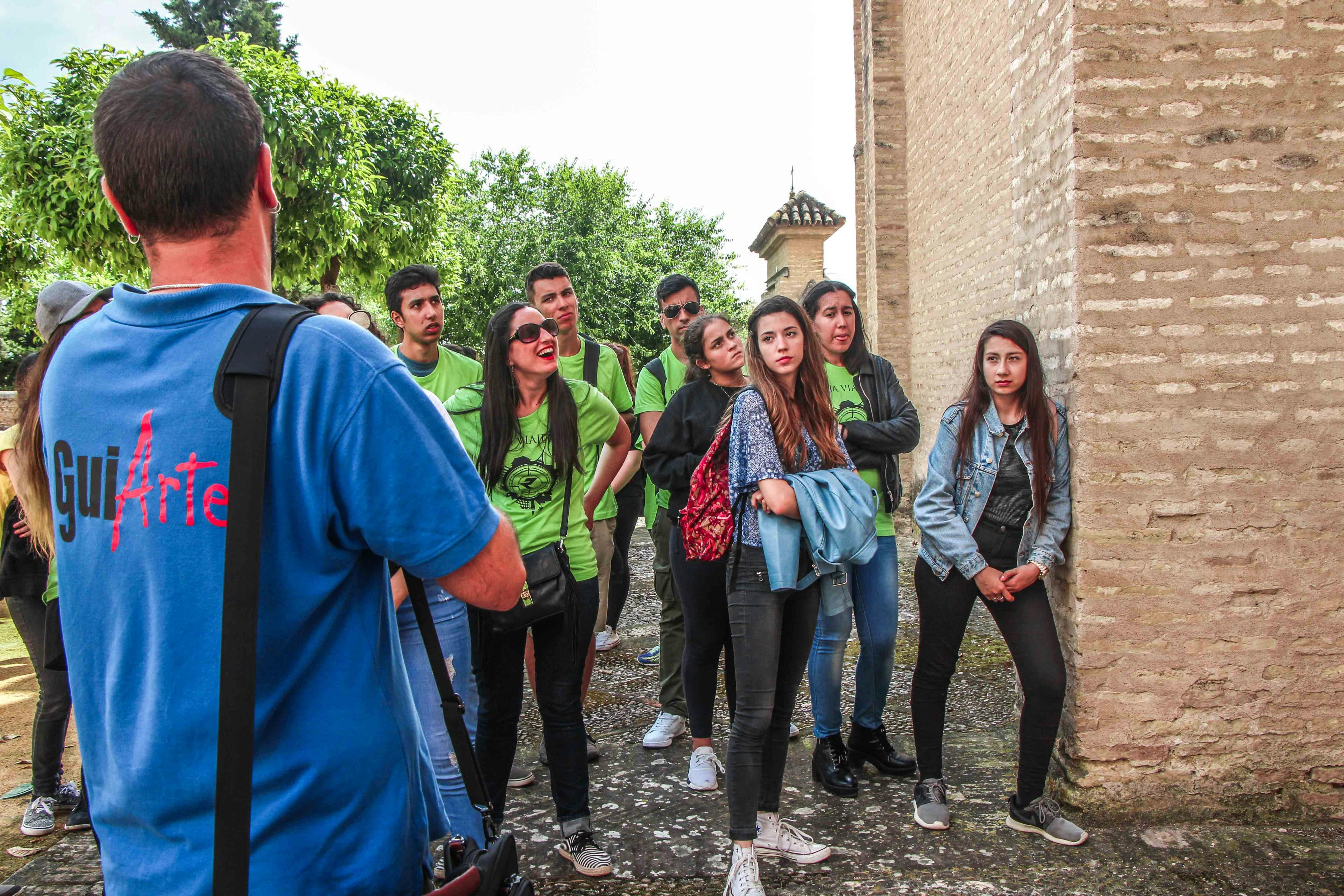 Group of people enjoying the Guided Tour