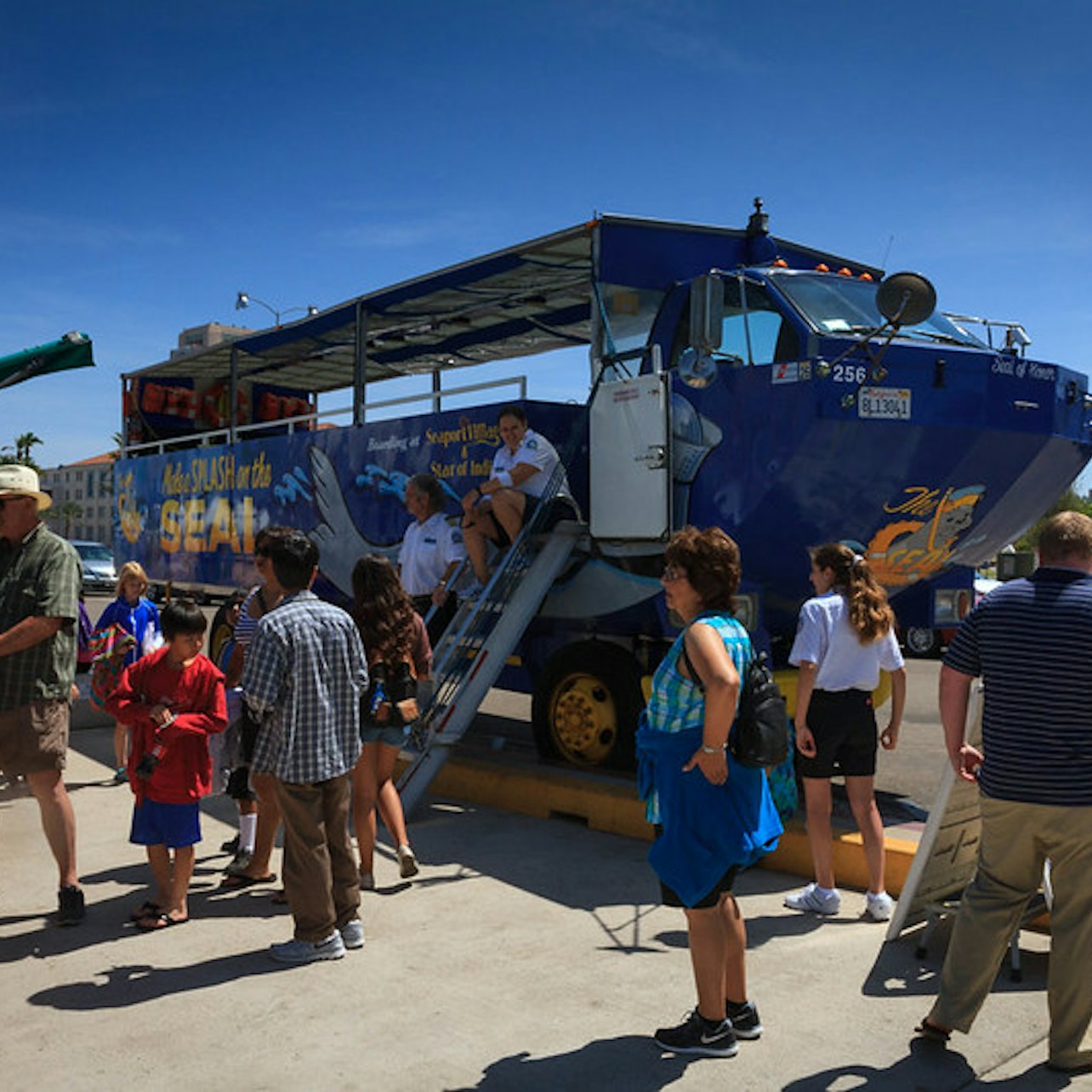 San Diego: Tour de 90 minutos en bus anfibio para ver focas - Alojamientos en San Diego