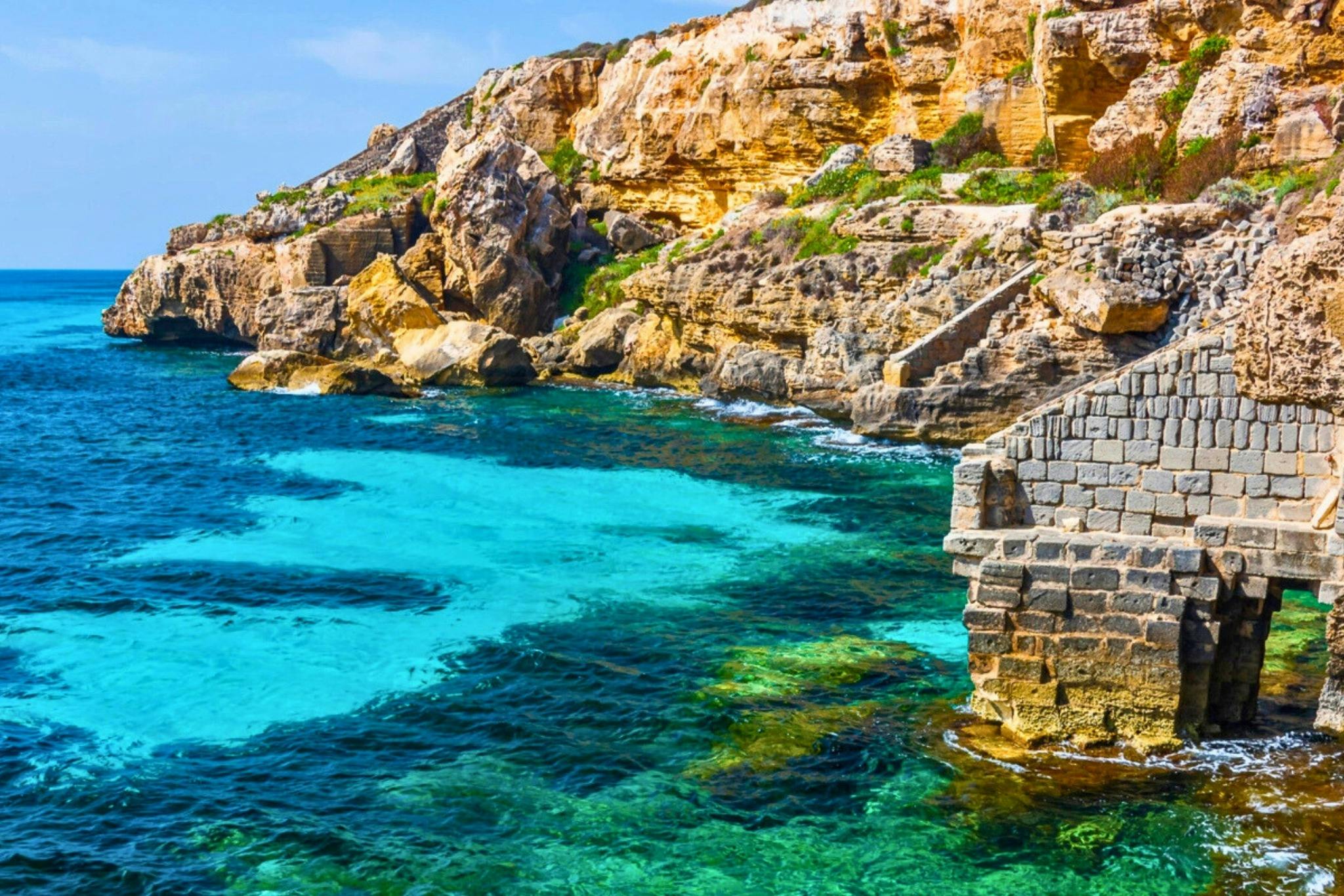 Favignana e Levanzo: Tour in barca da Trapani + Pranzo e aperitivo — 3