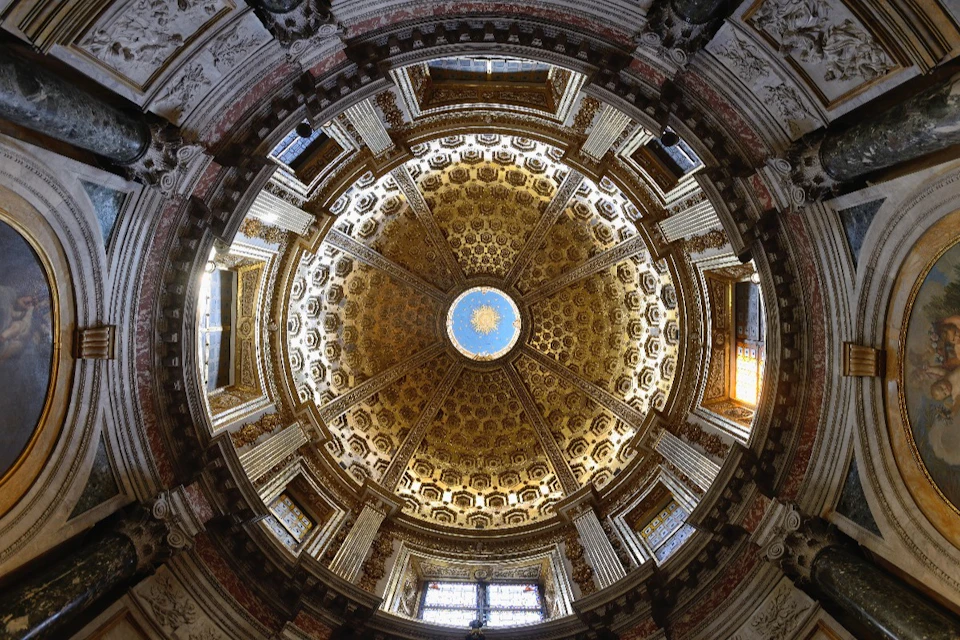 Decoration of the "grande cupola" of the Siena Cathedral