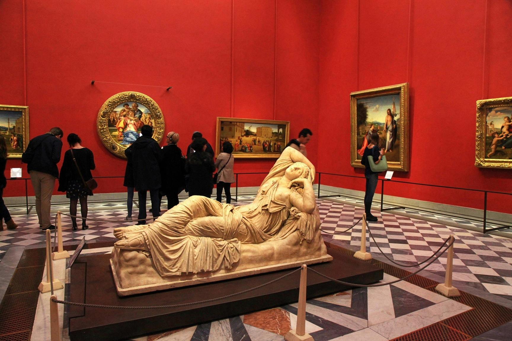 Ariadne asleep, Uffizi Gallery.