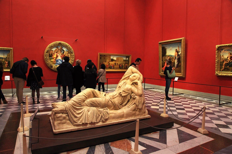 Ariadne asleep, Uffizi Gallery.